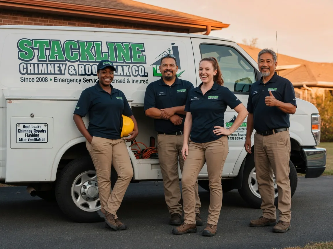 Chimney flashing repair company in Morton, WA